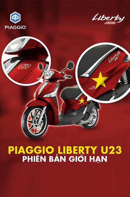 Piaggio Việt Nam ra mắt phiên bản Liberty SE U23