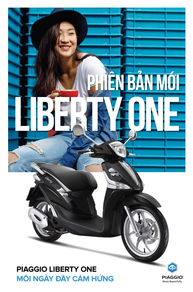 PIAGGIO VIỆT NAM RA MẮT PHIÊN BẢN MỚI PIAGGIO LIBERTY ONE PIAGGIO VIỆT NAM RA MẮT PHIÊN BẢN MỚI PIAGGIO LIBERTY ONE