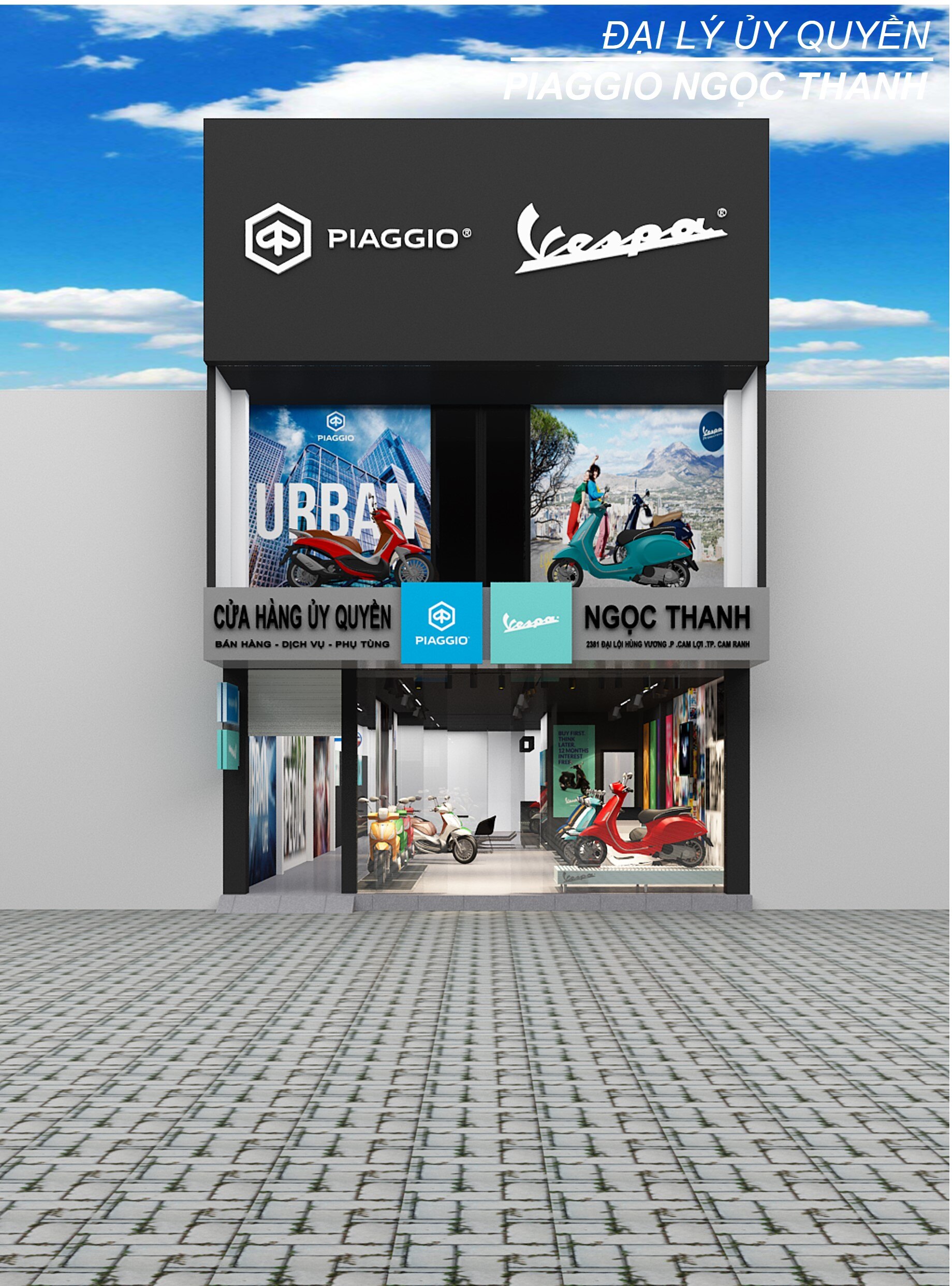 ĐẠI LÝ PIAGGIO NGỌC THANH KHAI TRƯƠNG SHOWROOM MỚI TẠI THÀNH PHỐ CAM RANH ĐẠI LÝ PIAGGIO NGỌC THANH KHAI TRƯƠNG SHOWROOM MỚI TẠI THÀNH PHỐ CAM RANH